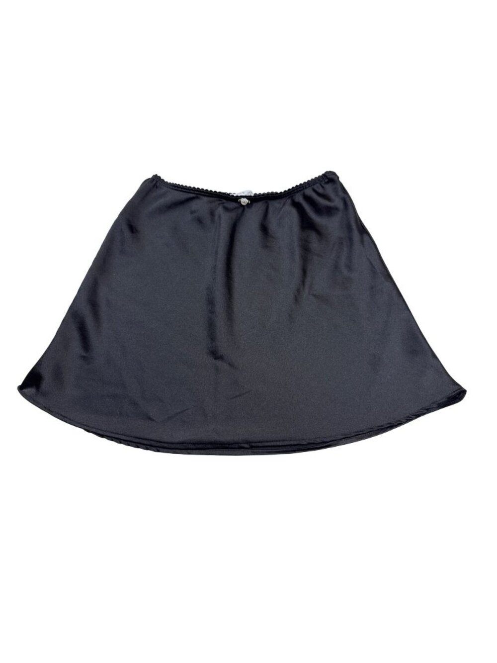 Altard State Black A-Line Skirt Medium Lightweight Satin-Like Fabric (CC1075)